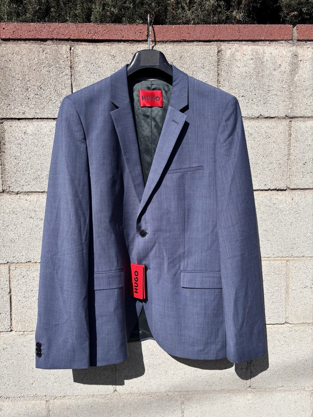 Hugo Boss Arti 232x Performance Extra Slim Blazer Blue Sz 42